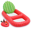 MoNiBloom Pool Float for mature-themed Inflatable Giant Floaties Strawberry Lake Rafts Fruit Swimming Floaty Summer Beach Ride-ons