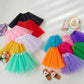 Bgfks Tutu Skirt For Girls,5 Pack Princess Party Favor Dress Skirt Set With Hairclips For 2-8 Years.(Mint Green)