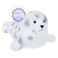 Suzzipals Heatable And Coolable Seal Stuffed Animals,Microwavable Stuffed Animal Heating Pads For Cramps And Pain, Lavender Chub