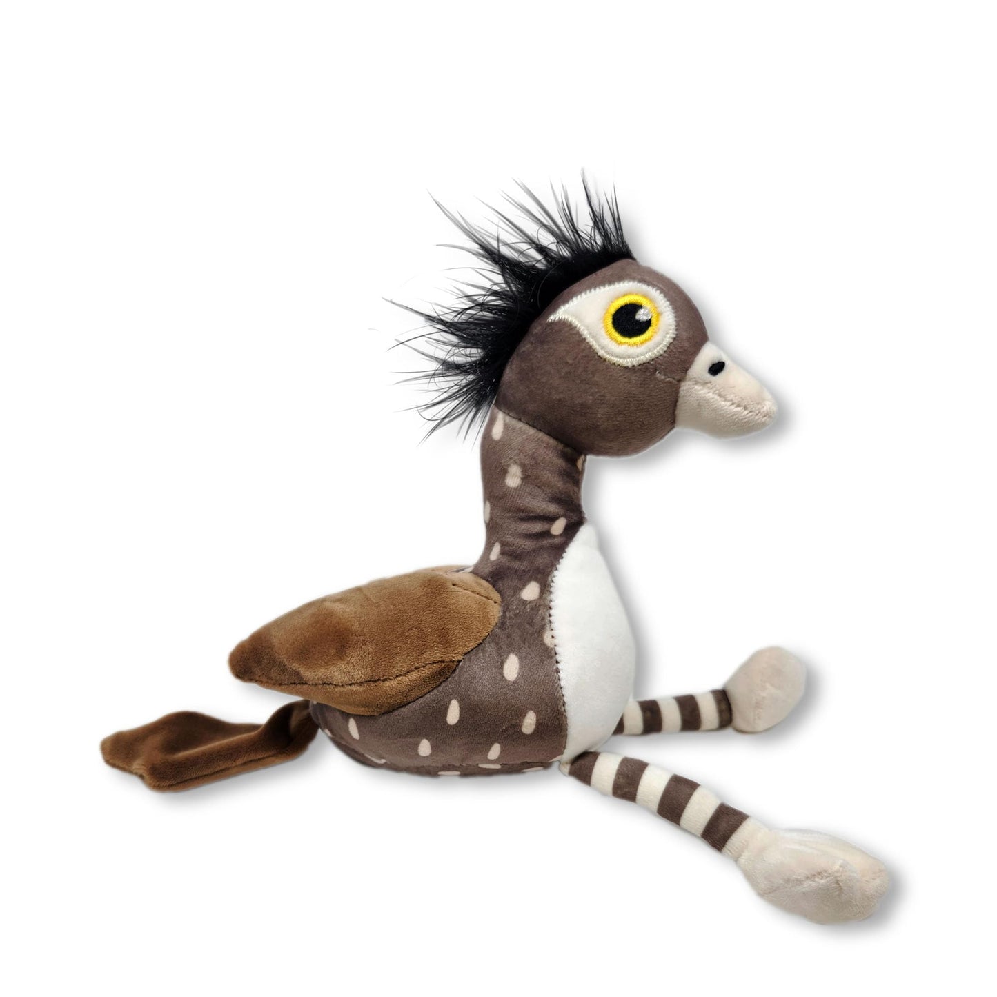 PLUSHOLOGY Squishy Roadrunner Plush Toy, 6" Tall, Ultra Soft Polyester, Multicolored, Child-Safe Embroidered Eyes, Model 155494
