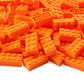 Feleph Classic 2X4 Bricks Orange 320 Pieces Parts Building Kits Creative Play Set Basic Blocks Toy Accessories Compatible With 3001 Major Brands (Orange)