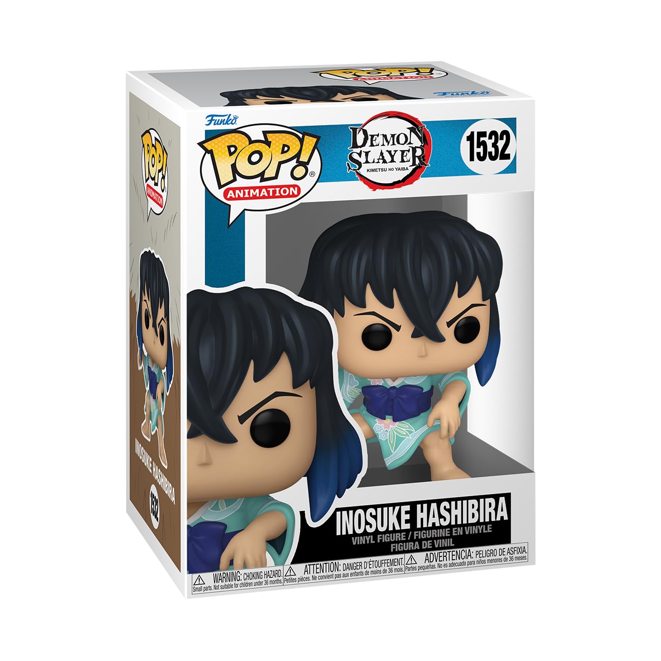 Funko Pop! Animation: Demon Slayer - Inosuke Hashibira - (Kimono) - Collectable Vinyl Figure - Gift Idea - Official Merchandise - For Kids & Adults - Anime Fans - Model Figure For Collectors