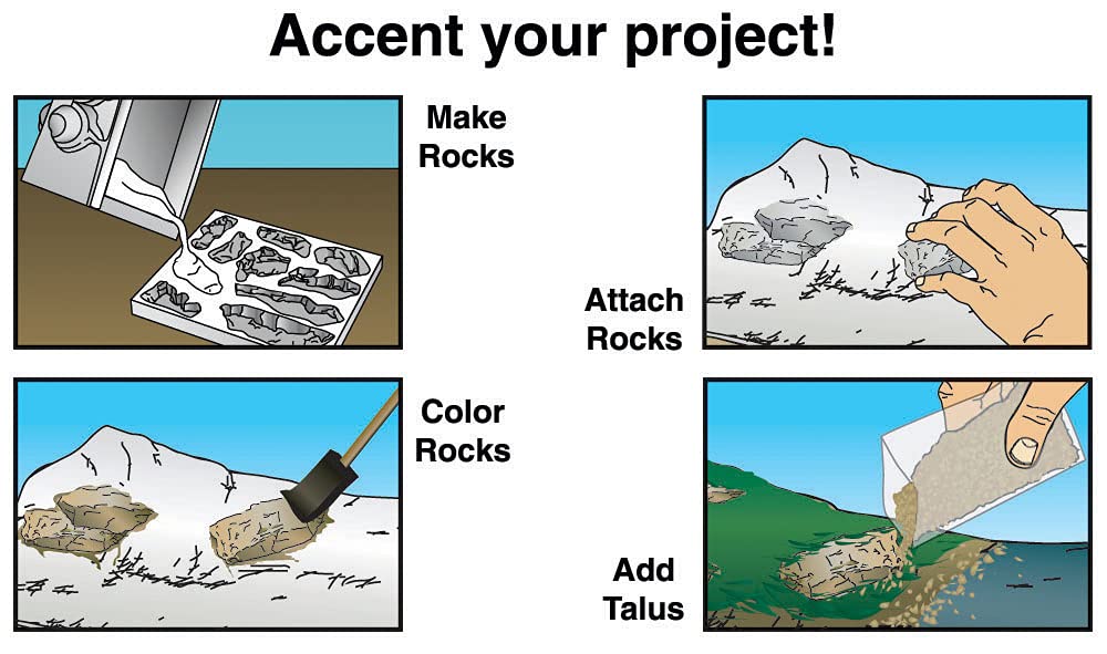Woodland Scenics Scene-A-Rama Rock Making Kit, Multicolor