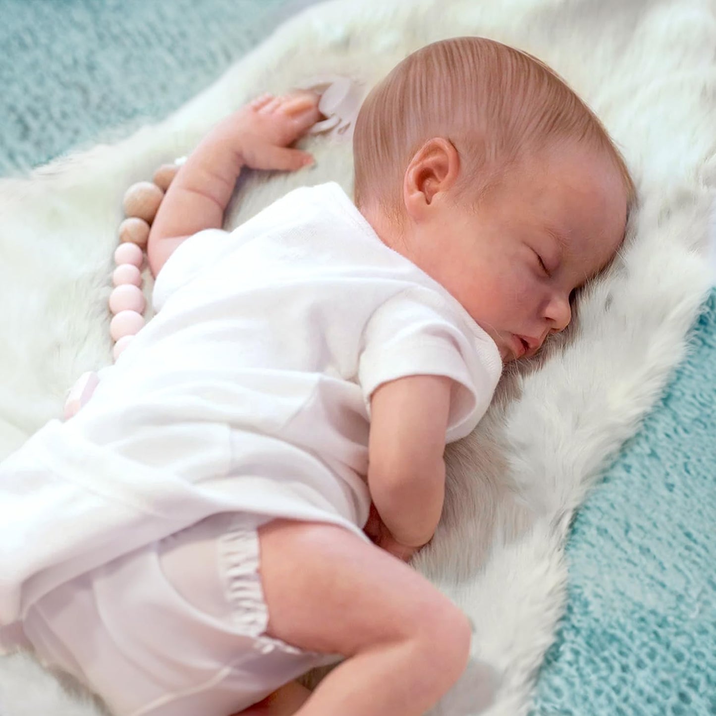 Ksbd Reborn Baby Dolls Delilah With Realistic Veins, 18 Inch Sleeping Newborn Baby Girl Doll, Lifelike Vinyl Silicone Reborn Doll With Weighted Cloth Body, Advanced Painted Gift Set For Kids Age 3+