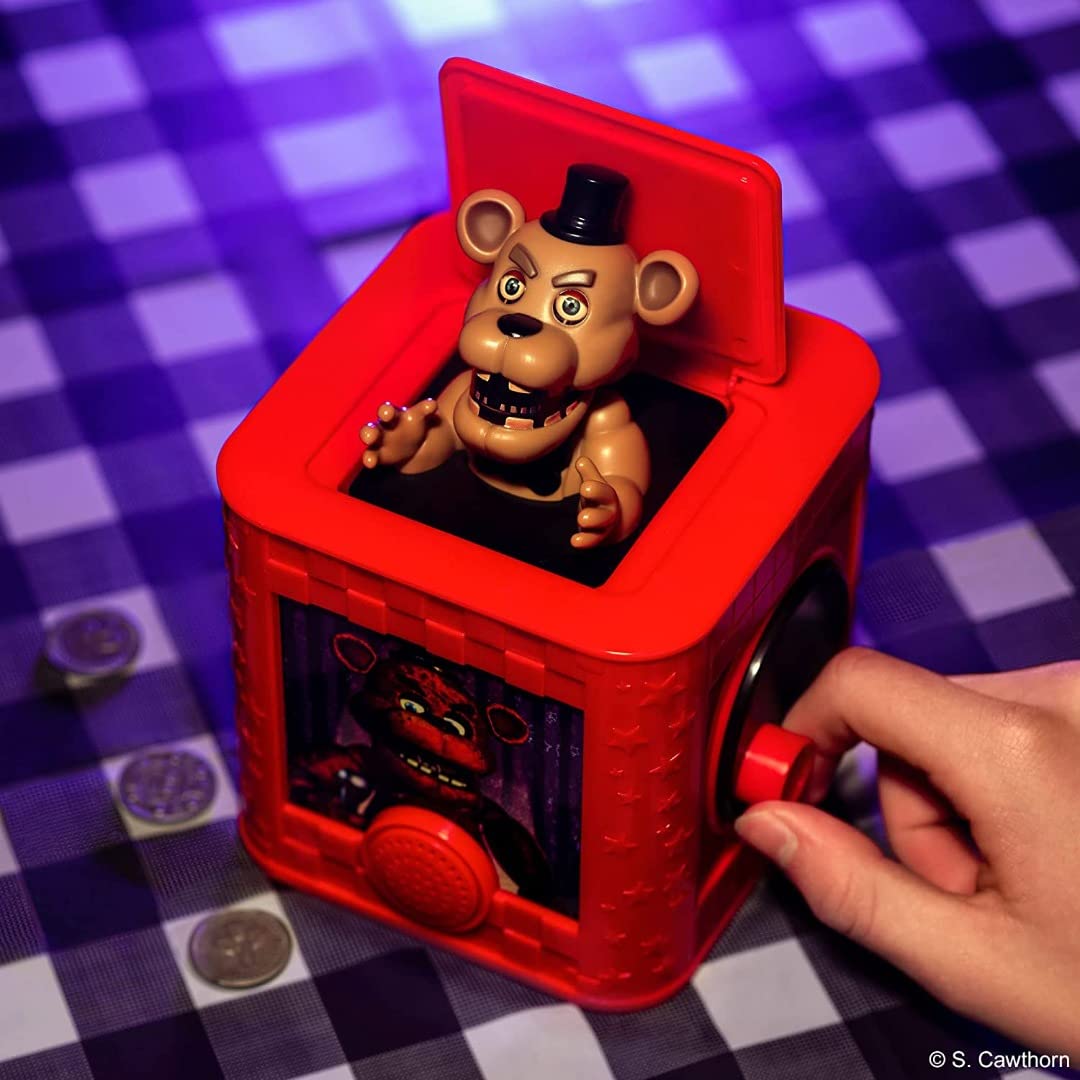 Funko Five Nights at Freddy's Scare-in-The-Box Game, Standard Size, Multicolor, Model 65393, Plastic Material