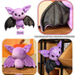 Natureman Bat Plush Stuffed Animal Toy, Soft Huggable Doll For Kids, Halloween & Christmas Gift (Purple, 11.8Inch)
