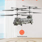 VEVOR RC Helicopter, 2.4GHz Military Remote Control Helicopter, 3.5 Channel RC Airplane for Kid, 20 Mins Flight Time, One-Key Ta