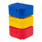 Building Blocks Toy Storage & Display Boxes With Baseplate Top, Portable Travel Case, Holds Small Parts, Minifigures, Bricks, Sn