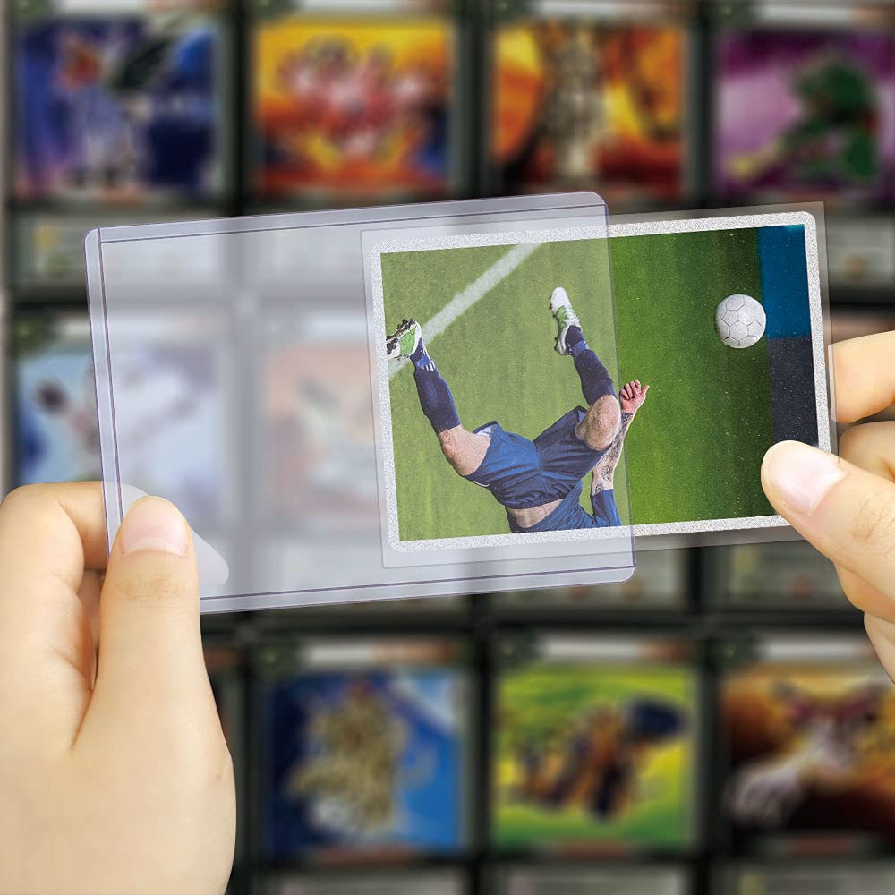 250 PCS TopLoaders Card Sleeves for Trading Cards, 3 x 4 Baseball Card Protectors Card Holder Fit for MTG, TCG, Stardard Cards S