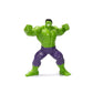 2014 RAM 1500 Pickup Truck Green and Purple and Hulk Diecast Figure Marvel Avengers Hollywood Rides Series 1/24 Diecast Model Ca