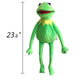 Kermit Frog Hand Puppet With 50 Pcs Kermit The Frog Puppet Stickers, Hand Kermit Puppet Soft Stuffed Plush Toy For Boys & Girls - 24 Inches