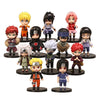 Trunkin Anime 12 Pcs Action Figure Pvc Set Collectible Sasuke Itachi Jiraiya Hinata Kakashi Figurines Toy Set