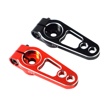 Vgoohobby 2PCS Metal 25T Servo Horn 25 Teeth Spline Steering Arm Server Rocker Compatible with Futaba Savox Power HD Emax MG995 