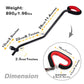 Cyclingdeal Bike Bicycle Children Kids Training Handle - Balance Buddy - For 22.2Mm To 28.6Mm Seatpost - Two-Hand Holding
