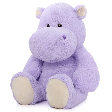 Beniny Giant Humongous Hippo Stuffed Animal, 36'' Oversized Plush, Soft Hug Cute Jumbo Hippo Toy Plush Gift For Kids, Purple