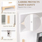 Labebe - Kitchen Wooden Fridge | Fridge Freezer For Toddlers, Kids' Kitchen Playset Toy, Baby Cabinet Refrigerator Pretend Play
