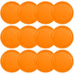 Coopay 12 Pieces Home Air Hockey Pucks 2.5 Inches Heavy Replacement Pucks For Game Tables Equipment Accessories, 12 Grams (Orange)