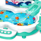 Magnetic Baby Fishing Toy Set, 3 In 1 Fishing Game For Toddlers & Kids With Slideway & Music Story, 10 Fish, 3 Dolphins, 2 Toy F