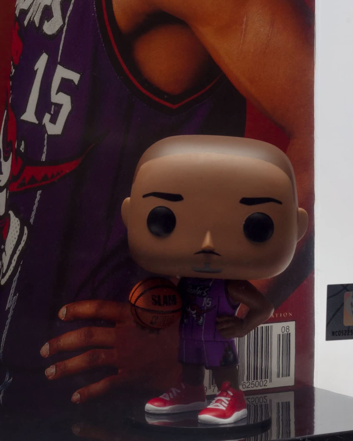 Funko Pop! NBA Cover - Vince Carter, Model 59387, Multicolor Vinyl Collectible