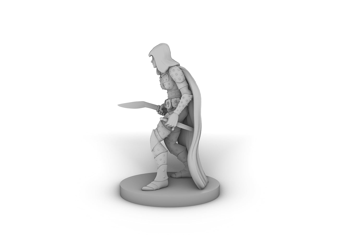 Human Female Rogue 4 Tabletop Dnd Gaming Miniature