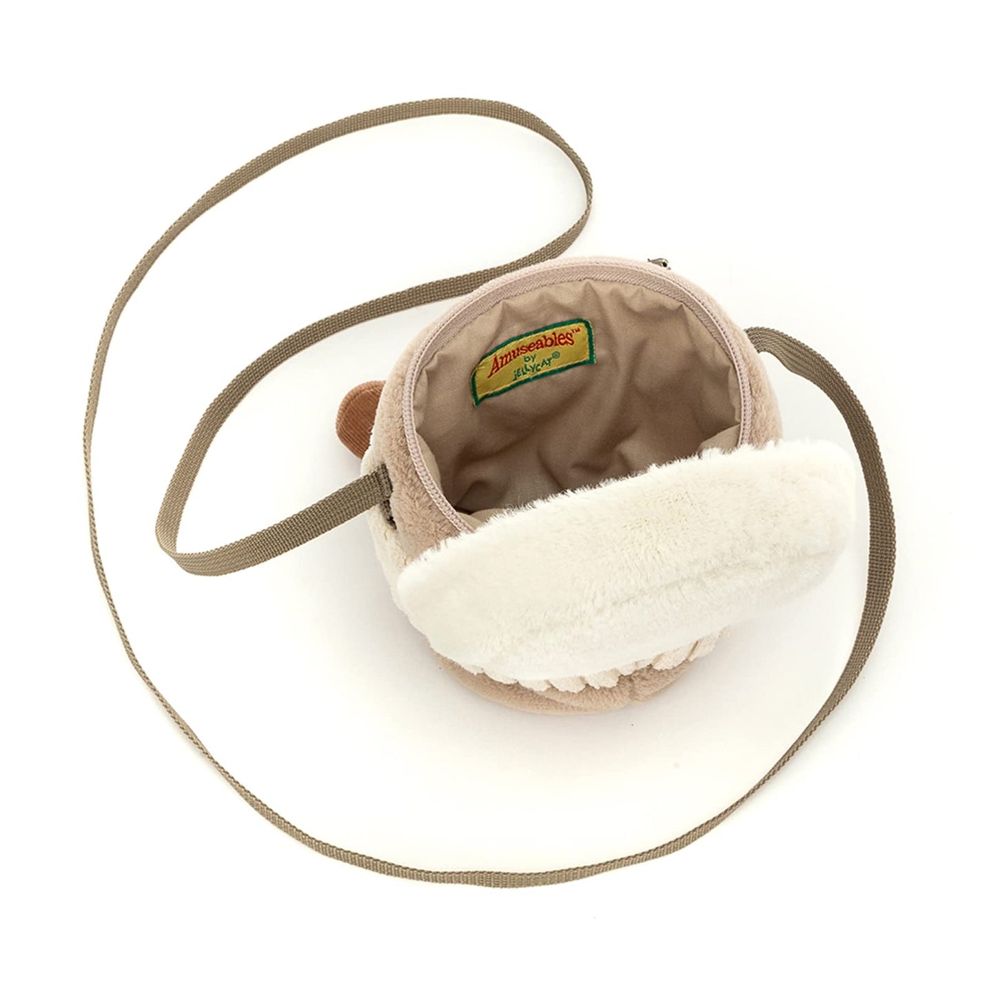 Jellycat Amuseables Coffee-To-Go Plush Bag, 8 Inches | Crossbody And Shoulder Purse | Fun And Unique Handbag