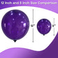 Jobkoo Purple Balloons 5 Inch, 60 Pcs Small Dark Purple Balloon Royal Purple Latex Balloons For Arch 5'' Mini Deep Purple Helium