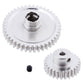 HobbyPark Metal Diff Differential Main Gear 42T & Motor Pinion Gear 27T Set for WLtoys A959-B A969-B A979-B K929-B 1/18 Scale RC