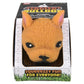 Zugar Land Squishy Stretchy Bulldog Toy - Brown TPR Fidget Sensory Stress Relief (2.5" to 6.5") for Kids, Adults & Pets