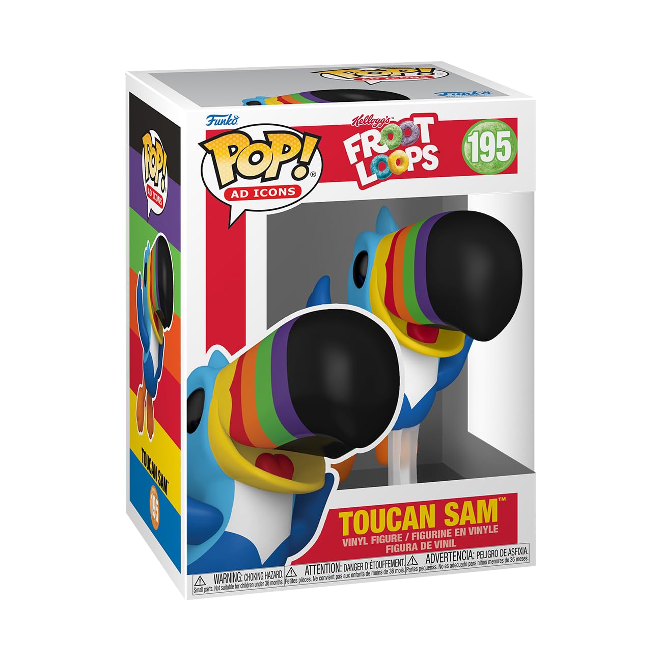 Funko Pop! Ad Icons: Kelloggs - Toucan Sam Flying - Collectable Vinyl Figure - Gift Idea - Official Merchandise - For Kids & Adults - Ad Icons Fans - Model Figure For Collectors And Display