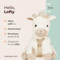 Bearington Collection Lofty Giraffe 11 Inch Stuffed Giraffe - Stuffed Animal - Plush Giraffe