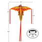 SNJOYFUL Dragon Kite for Kids & Adults, 55'' Beach Kite Easy to Fly, Huge Kites for Kids Ages 4-8 for Beginners, with 328ft Stri