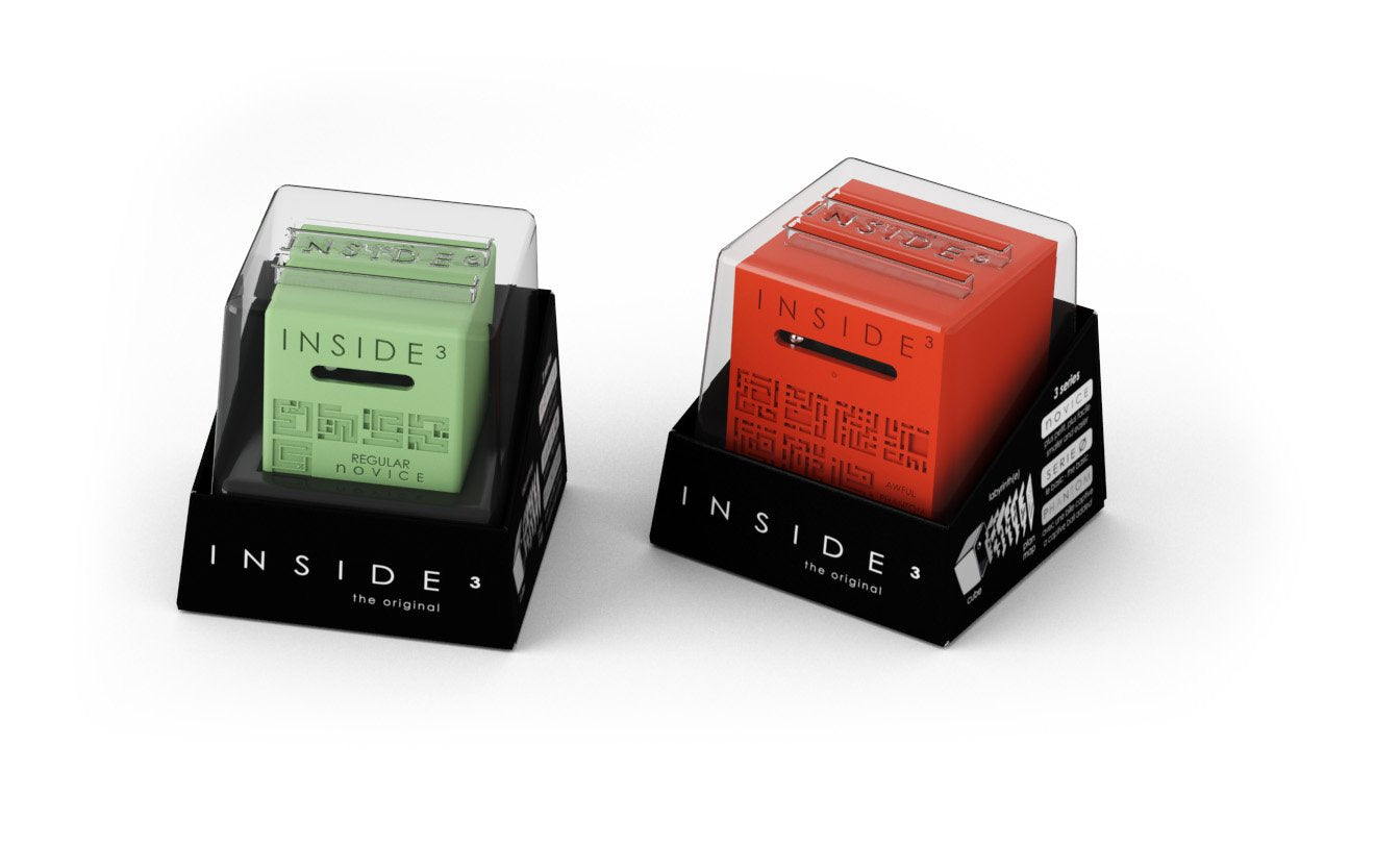 INSIDE3 Mean Novice Labyrinth Cube - Level 5, Plastic Puzzle Game, Model CIMN