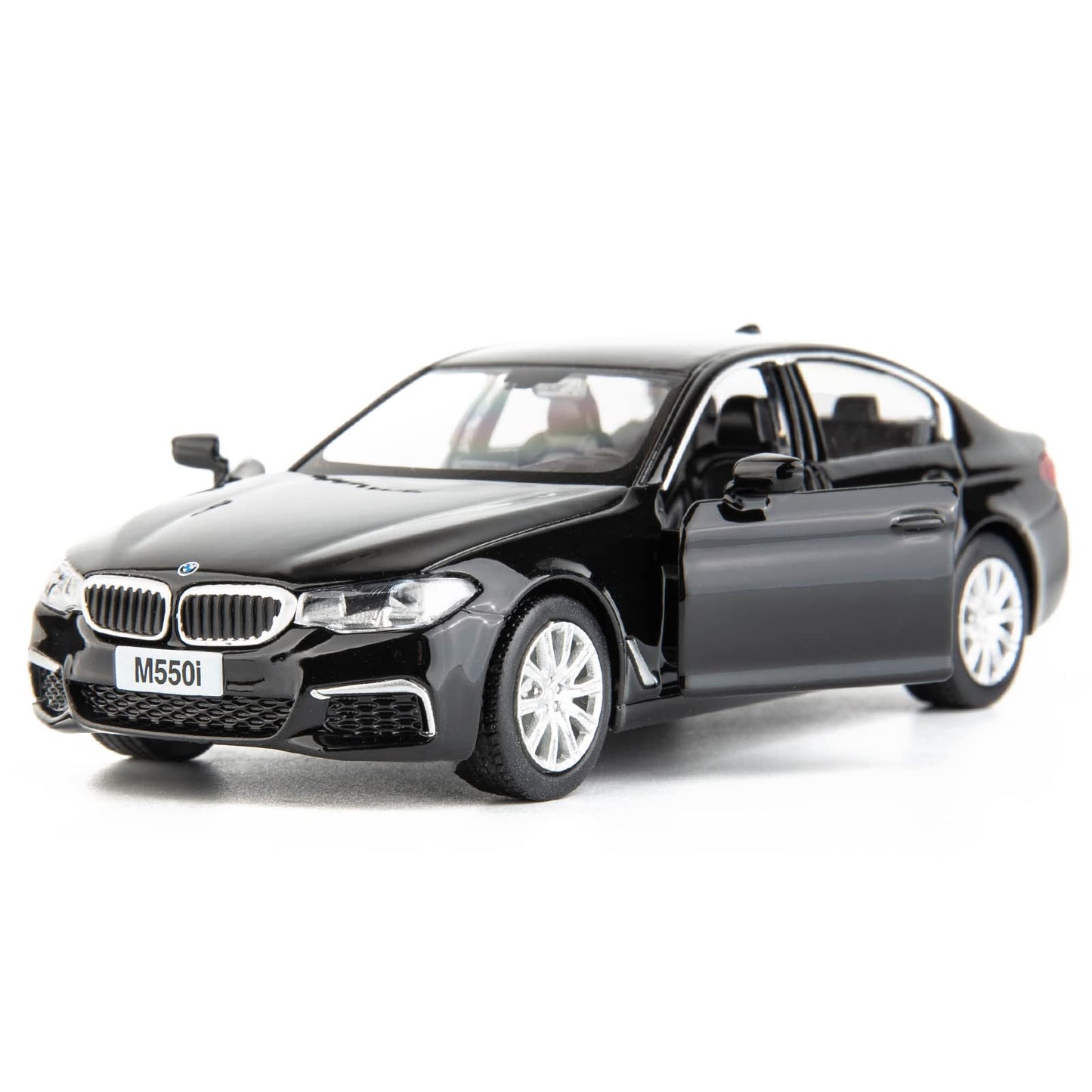 RMZ City BMW M550i Car Model 1:36 Diecasting Alloy Toy Car, Pull Back Vehicles Toy Car for Toddlers Kids Boys Girls Gift Black