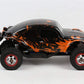 SummitLink Custom Body Muddy Orange Over Black Compatible for 1/10 Slash 4x4 VXL 2WD Slayer RC Car or Truck (Truck not Included)