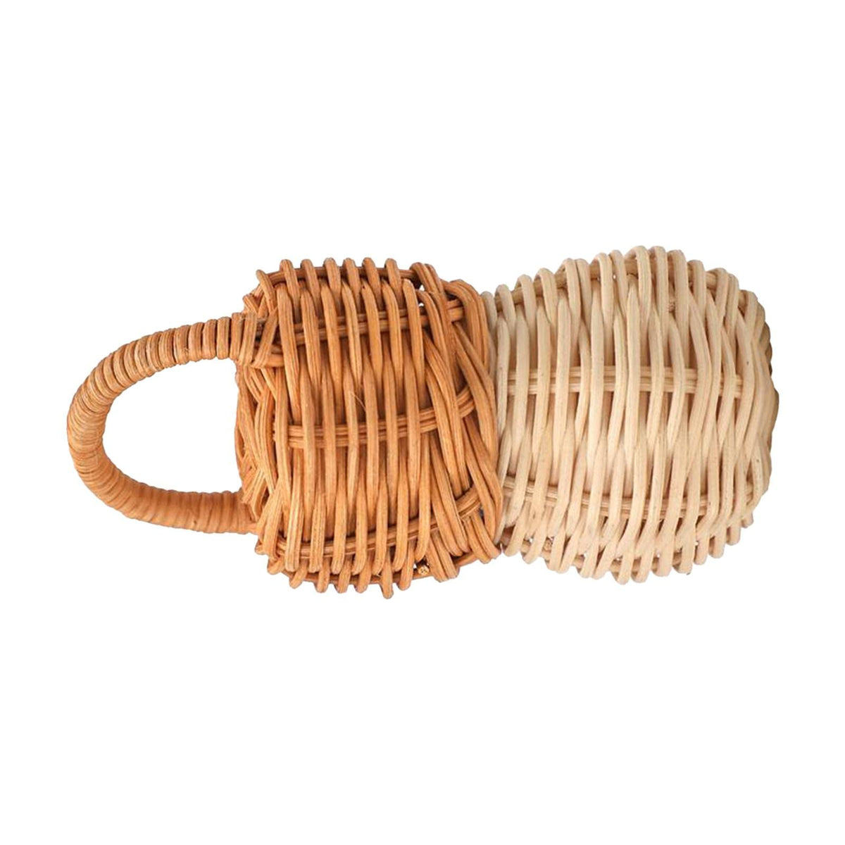 TRENDIVIBE Rattan Rattles Crib Gift Lovely Braided Educational Toy Handmade Baby Rattle| Educational Toys | STEM Toys | Learning