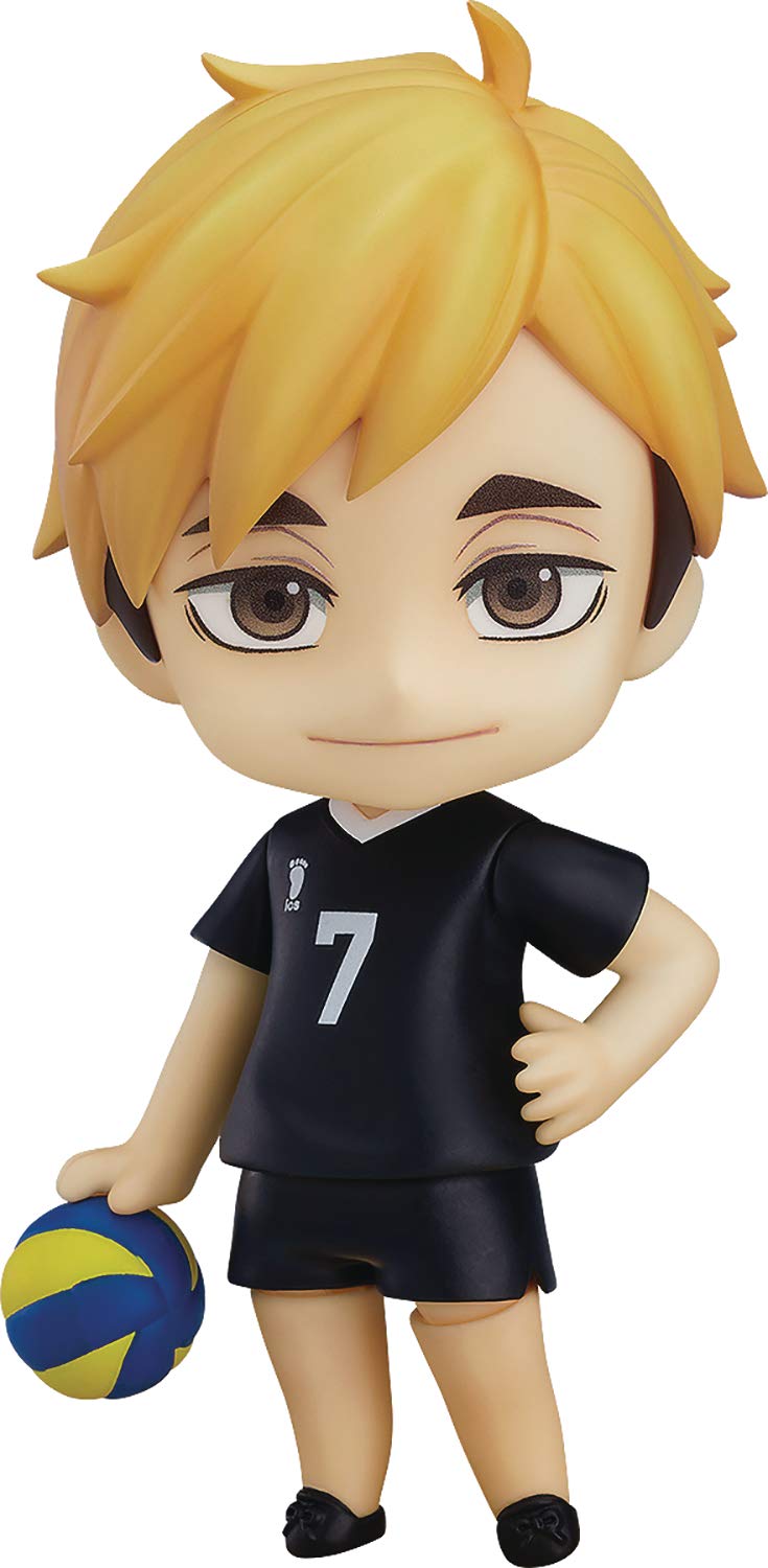 Orange Rouge Nendoroid Action Figure - Atsumu Miya, Multicolor, Model G12685, Made of Acrylonitrile Butadiene Styrene