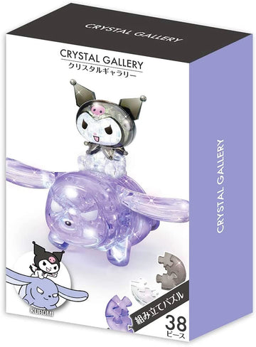 Hanayama 38 Pieces Crystal Gallery Sanrio Kuromi 3D Puzzle