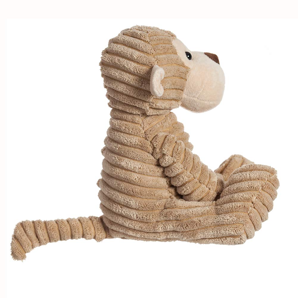 Apricot Lamb Toys Plush Corduroy Monkey Stuffed Animal Soft Cuddly Perfect For Child (Corduroy Monkey 8.5 Inches)