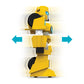 Jam'N Hasbro: Transformers Rescue Bots Academy: Bumblebee Rc Robot - 12'' Walking Transformer, Lights & Sounds, Radio Controlled