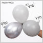 Partywoo Metallic Silver Balloons, 85 Pcs Silver Metallic Balloons Different Sizes Pack Of 18 Inch 12 Inch 10 Inch 5 Inch Silver Balloons For Balloon Garland Arch As Party Decorations, Silver-G102