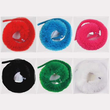 Tayarana Multi-Colors Soft Magic Worms Toy Wiggly Jiggly Worms Twisty Fuzzy Worms On String Carnival Party Favors (45 Pieces)