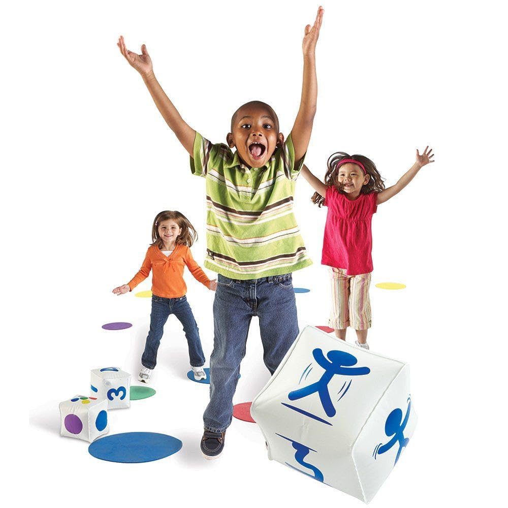 Learning Resources Ready, Set, Move! Classroom Activity Set, 28 Pieces, Multi-color, Ages 4+, Model LER1883