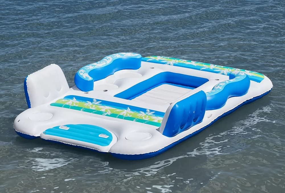 Members Mark Paradise Island Float (Green, Island), 166 x 119 x 30