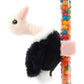 The Petting Zoo Ostrich Stuffed Animal Plushie Slap Bracelet, Gifts For Kids, Candypalz, Zoologee Ostrich Plush Toy