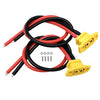 2PCS XT60E-F XT60EW-M Pigtail Cable XT60 Panel Mount Connector with 30cm 12AWG Cable for RC Drone Aircraft FPV Racing Drone (XT6