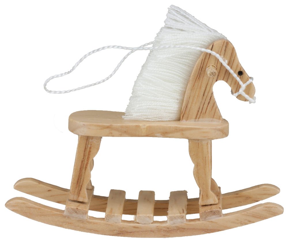 Classics Dollhouse Rocking Horse, Oak