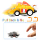 Yeonha Toys Pull Back Vehicles, 12 Pack Mini Assorted Construction Vehicles and Race Car Toy, Vehicles Truck Mini Car Toy for Ki