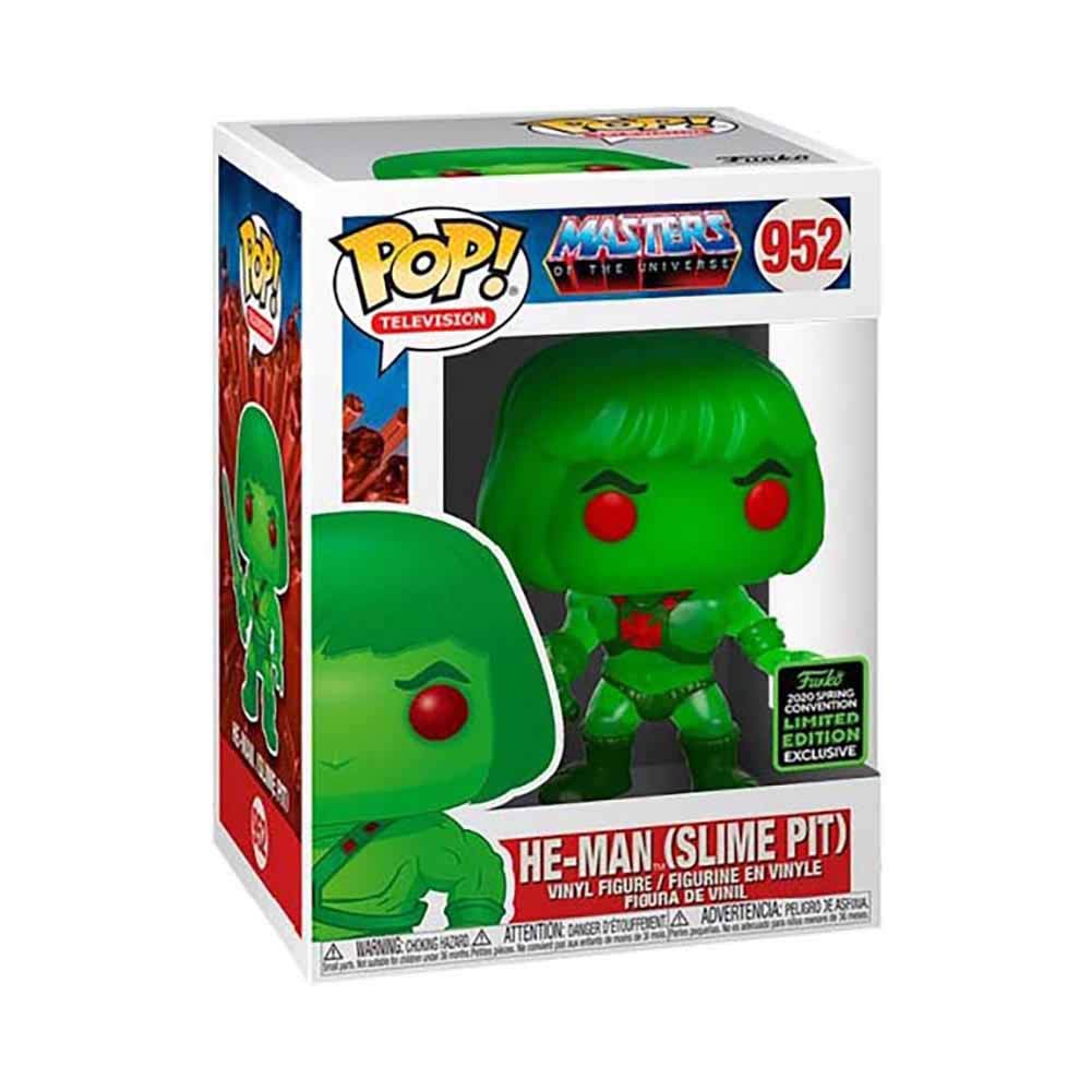 Funko Pop! Masters Of The Universe He Man Slime Pit Shared Sticker 2020 Eccc Exclusive