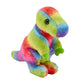 Wild Republic Pocketkins Eco Rainbow T.Rex, Stuffed Animal, 5 Inches, Plush Toy, Made From Recycled Materials, Eco Friendly