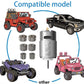 2Pcs 12 Volt Rs550 30000Rpm High-Speed 7R Motor (15T/19T/23T) For Kids Ride On Toys Car Power Wheels Motor Gearbox Upgrade Repla